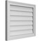Ekena Millwork Vertical Surface Mount PVC Gable Vnt: Non-Functional, w/2"W x 1-1/2"H, Brickmould Frame, 24"W x 20"H GVPVE24X2002SN - alternate 3